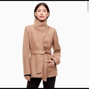 {Aritzia} Babaton Spencer Camel Coat SZ XXS EUC